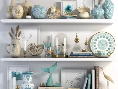 Decorative set 03 3D model