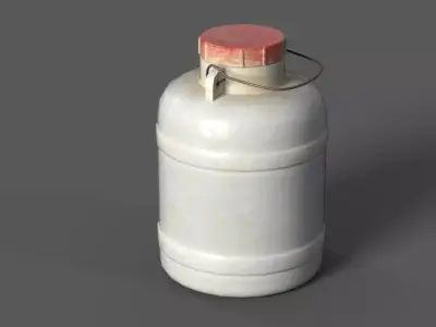 Lowpoly Gallon water bottle Low-poly 3D model