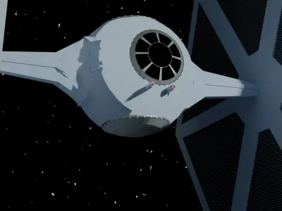 TIE Fighter Free 3D model