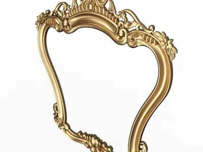 Classic Mirror 05 Low-poly 3D model