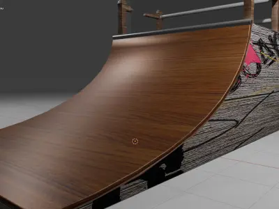 RAMP SKATEBOARD THAI 3D model