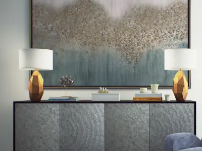 Decoratiw - 4 chair 3D model