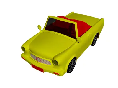 Cartoon Car 3D model