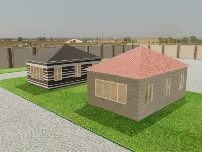 Arabian Villa and Majliss 3D model