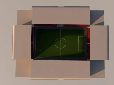 Football Soccer Stadium 3D model