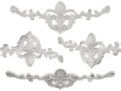 Classic carved 144 3D model