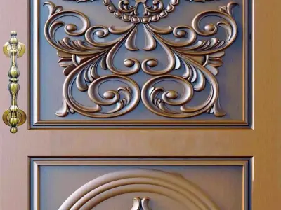 WOOD DOORS 3D model