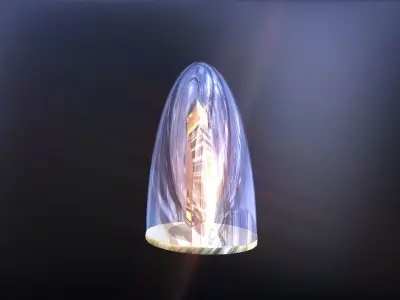 Animal Dragon Head  Low-poly 3D model