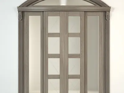 sliding door 3D model
