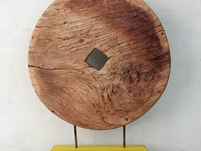 Gansu Wooden Wheel 3D model