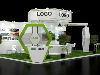 stall 10m x 6m 3D model