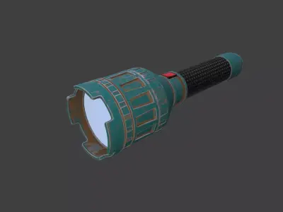 Hand Light Low Poly Game Model  PBR Textured Low-poly 3D model