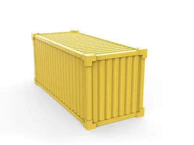 Container shipping 3D print model