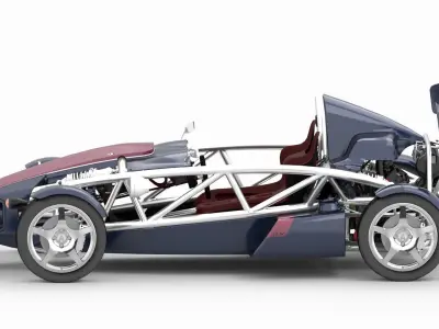 Ariel Atom V8 Low-poly 3D model