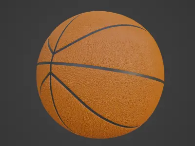 Basketball Ball 4K 01 3D model