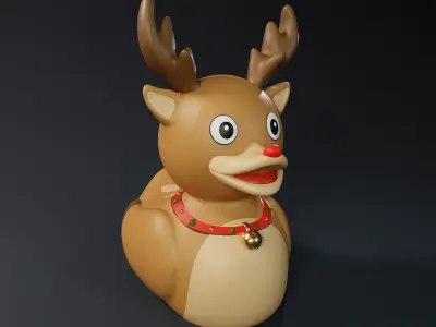 Christmas Themed Rubber Duck Pack 3D print model