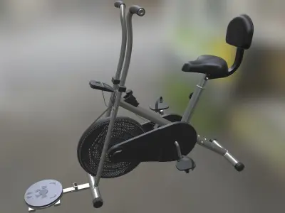 Gym Cycle Air Bike 3D model