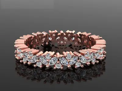 Band Ring 3D print model