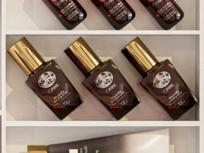 Luxury cosmetics set 51 3D model