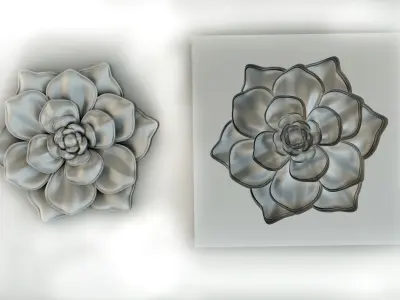 Flower - silicone mold for 3D printer in stl format 3D print model