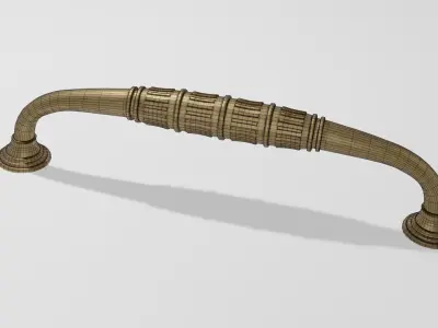 Bronze Furniture Handle 3D model