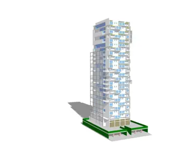 Mixed use 01 3D model