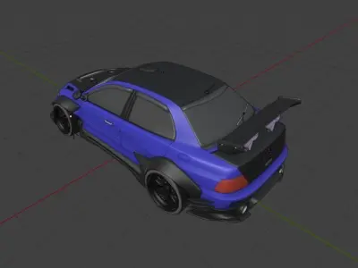 Mitsubishi Lancer Evolution IX 3D model