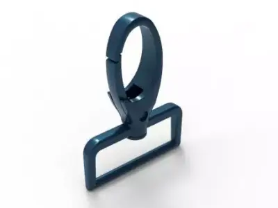 Luxury Metal Bag Hook Premium Purse Carabiner 3D print model