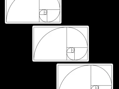 Golden Ratio Neon Sign  3D model