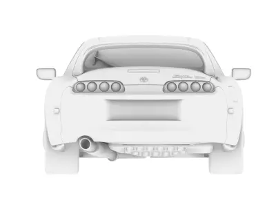 TOYOTA SUPRA 3D model
