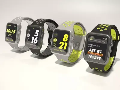 Apple watch Nike plus Free 3D model