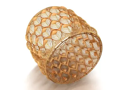 Golden Canopy Cuff 62MM-60gm 3D print model