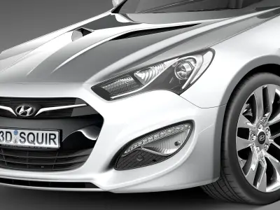 Hyundai Genesis Coupe 2013 3D model