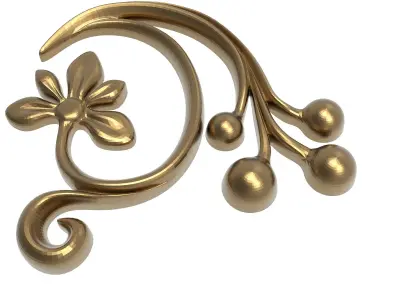  decorative pattern ready for 3D printing 3D model 30