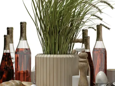 Tableware set 157 3D model