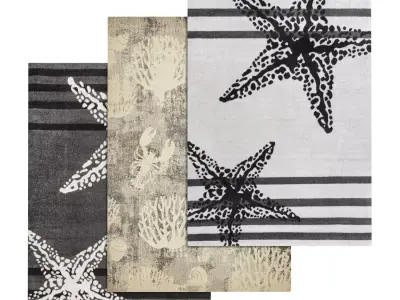 Rug Set 1767 3D model
