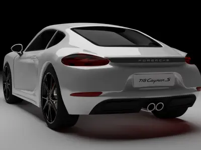 Porsche 718 Cayman S 3D model