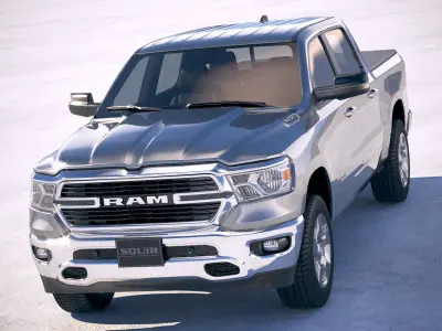 Dodge Ram BigHorn 2019 3D model