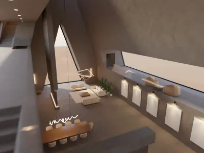 Meta Homes - 07 - Baked Low-poly 3D model