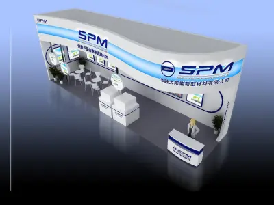 Exhibition - Area - 12X3-3DMAX2009-02 3D model