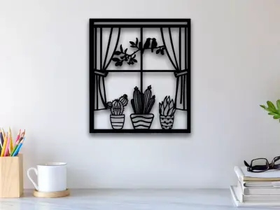 Window Wall Art 3D print model