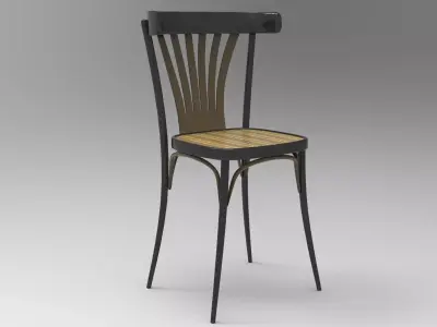 Kips Chair Low-poly 3D model