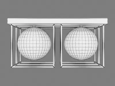 732147 Gabbia Lightstar Ceiling Lamp 3D model