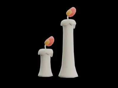 Halloween Low polygon Model 5 model Low-poly 3D model