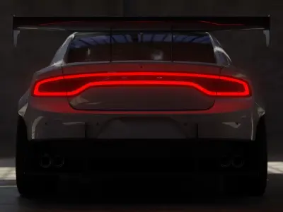 Dodge Charger SRT Modified body 3D model