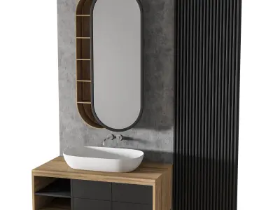 Luxury Bathroom 103 3D model