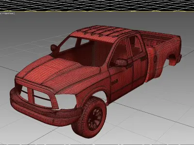  DODGE RAM 3500  3D print model