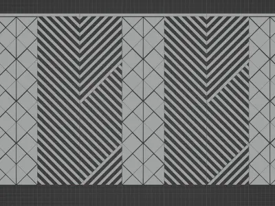 Wall wood seamless set2 V21 3D model