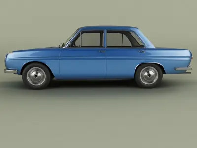 DKW F102 Sedan 3D model