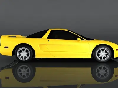 Acura NSX 1997  Low-poly 3D model